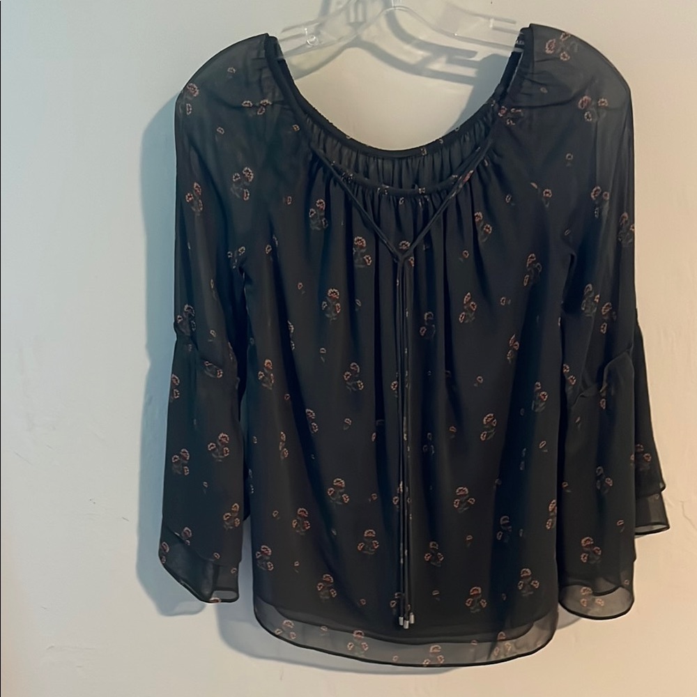 Floral Olive Blouse